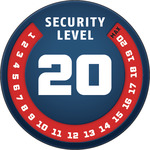 Security Level 20/20 | ABUS GLOBAL PROTECTION STANDARD ® | A higher level means more security